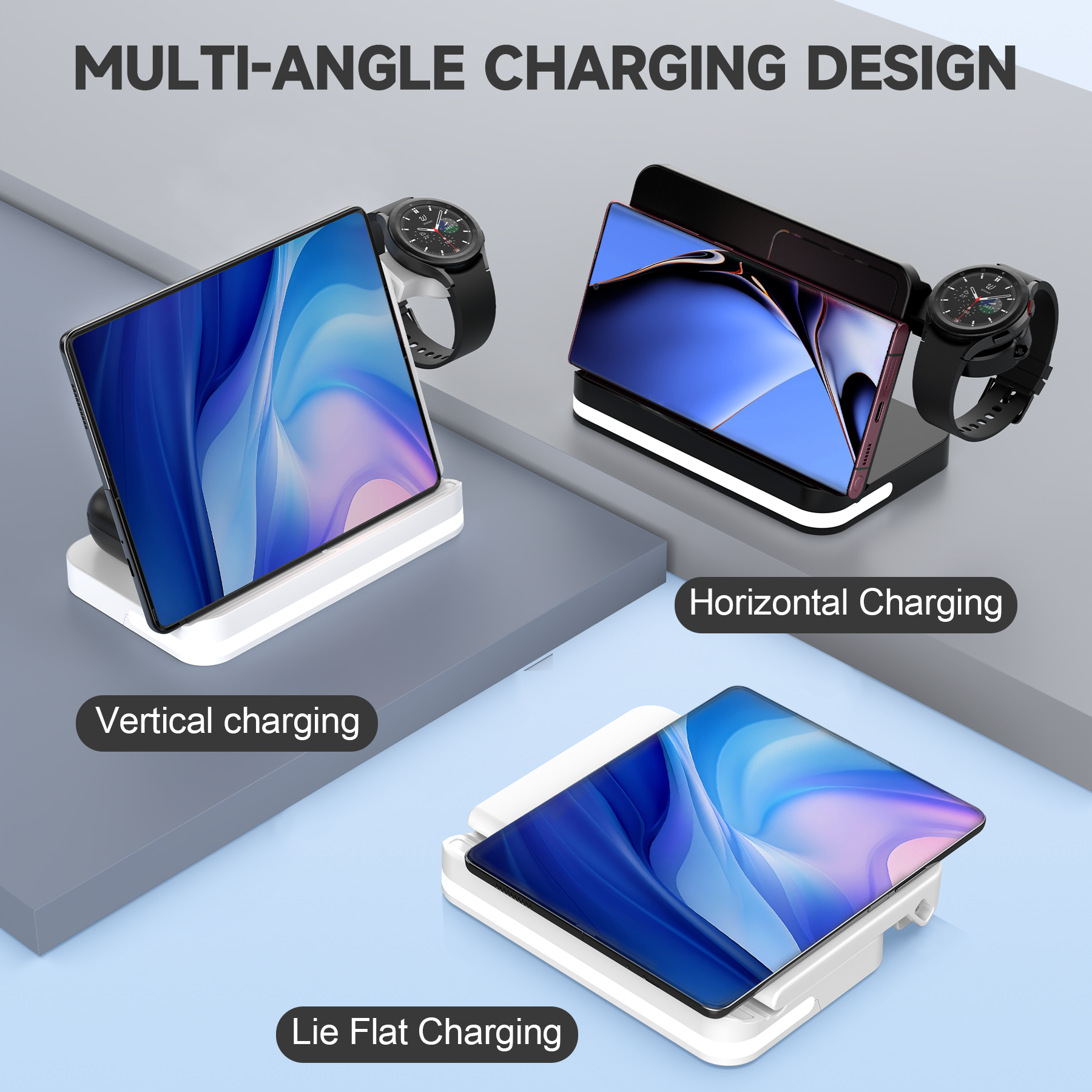 4-in-1 Wireless Charging Dock Station 4